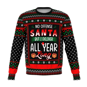 Deliver Christmas Sweater Balloon Dog Apparel