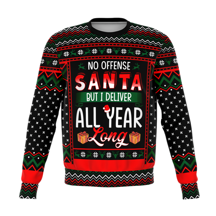 Deliver Christmas Sweater Balloon Dog Apparel