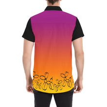 Load image into Gallery viewer, Fandango Sunrise Black Sleeves - Nate Short Sleeve Shirt (Small-5XL)