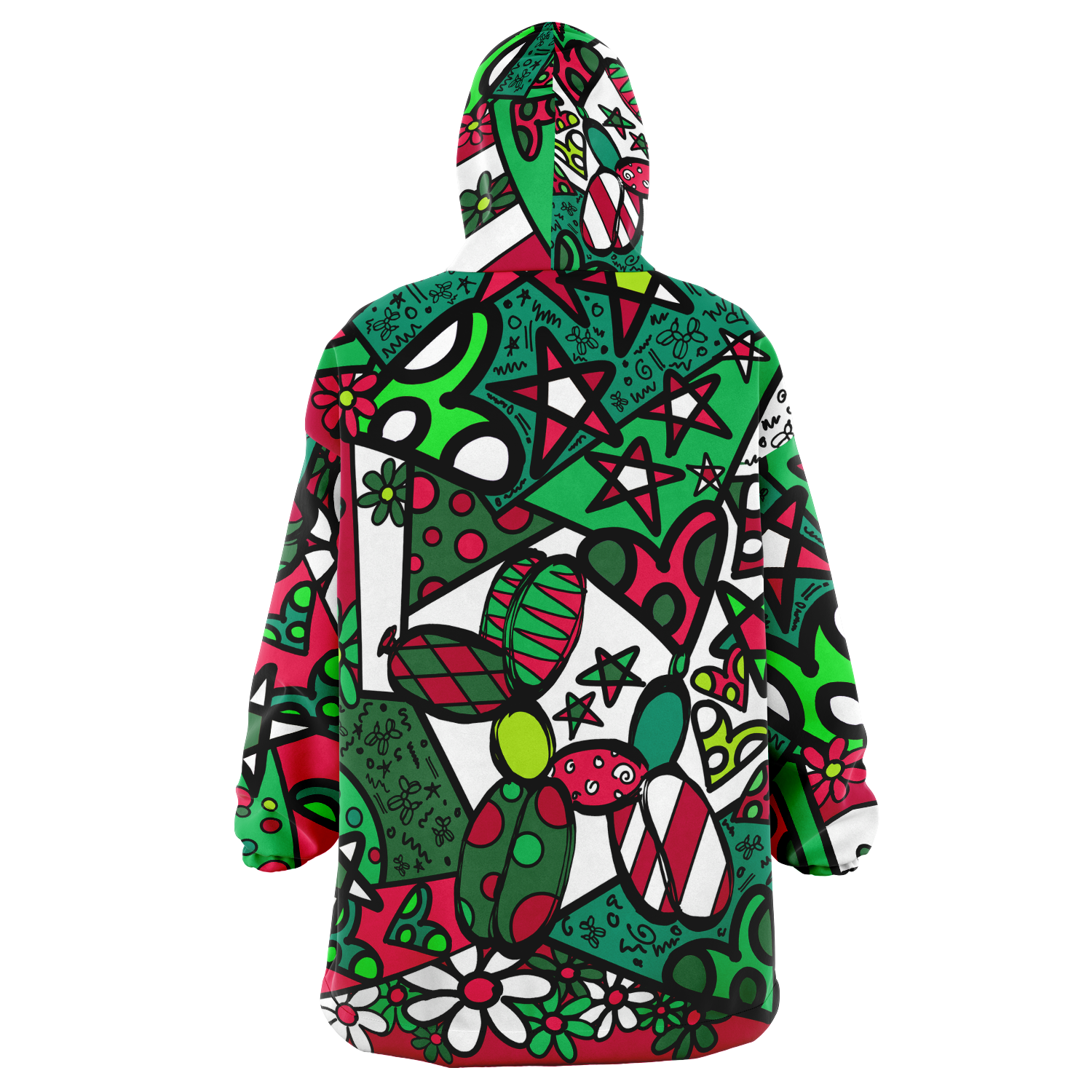 Christmas snuggyz cozy hooded blanket - balloon dog apparel