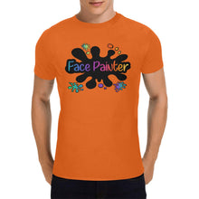 Load image into Gallery viewer, Face Painting T-Shirt Orange