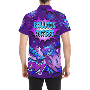 Balloon Fashion Balloon dog shirt purple and blue