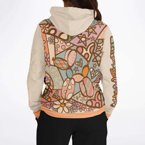 Pastel Patchwork Pup - Premium Hoodie