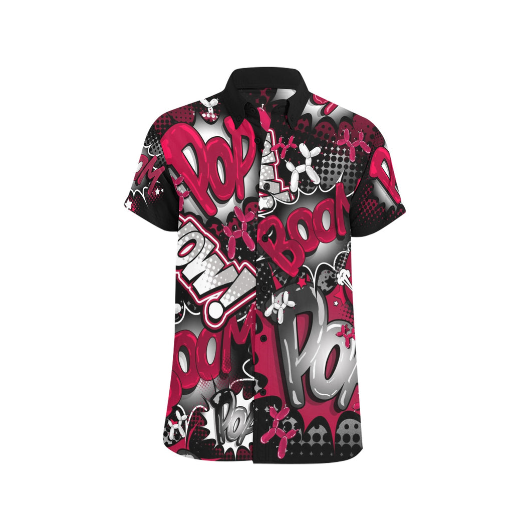 Balloon Twisting shirt red black and white