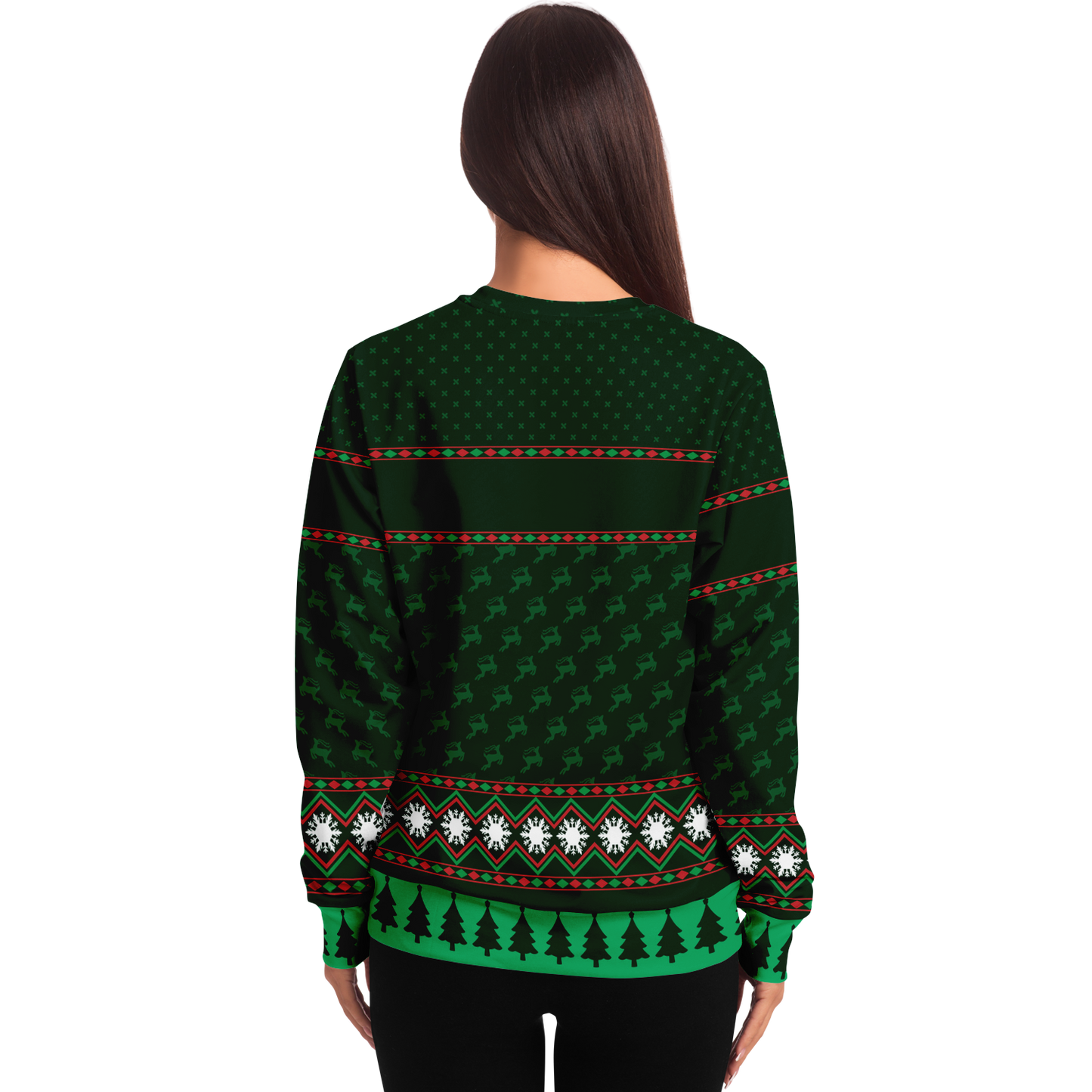 Balloon Twister Sweater Green and Red