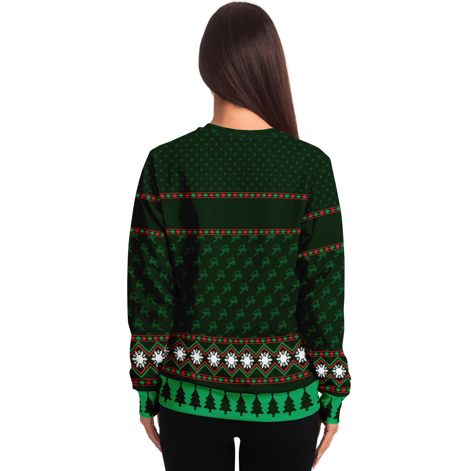 Balloon Twister Sweater Green and Red