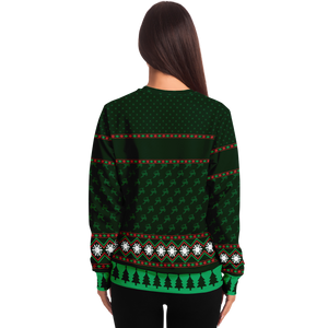 Balloon Twister Sweater Green and Red