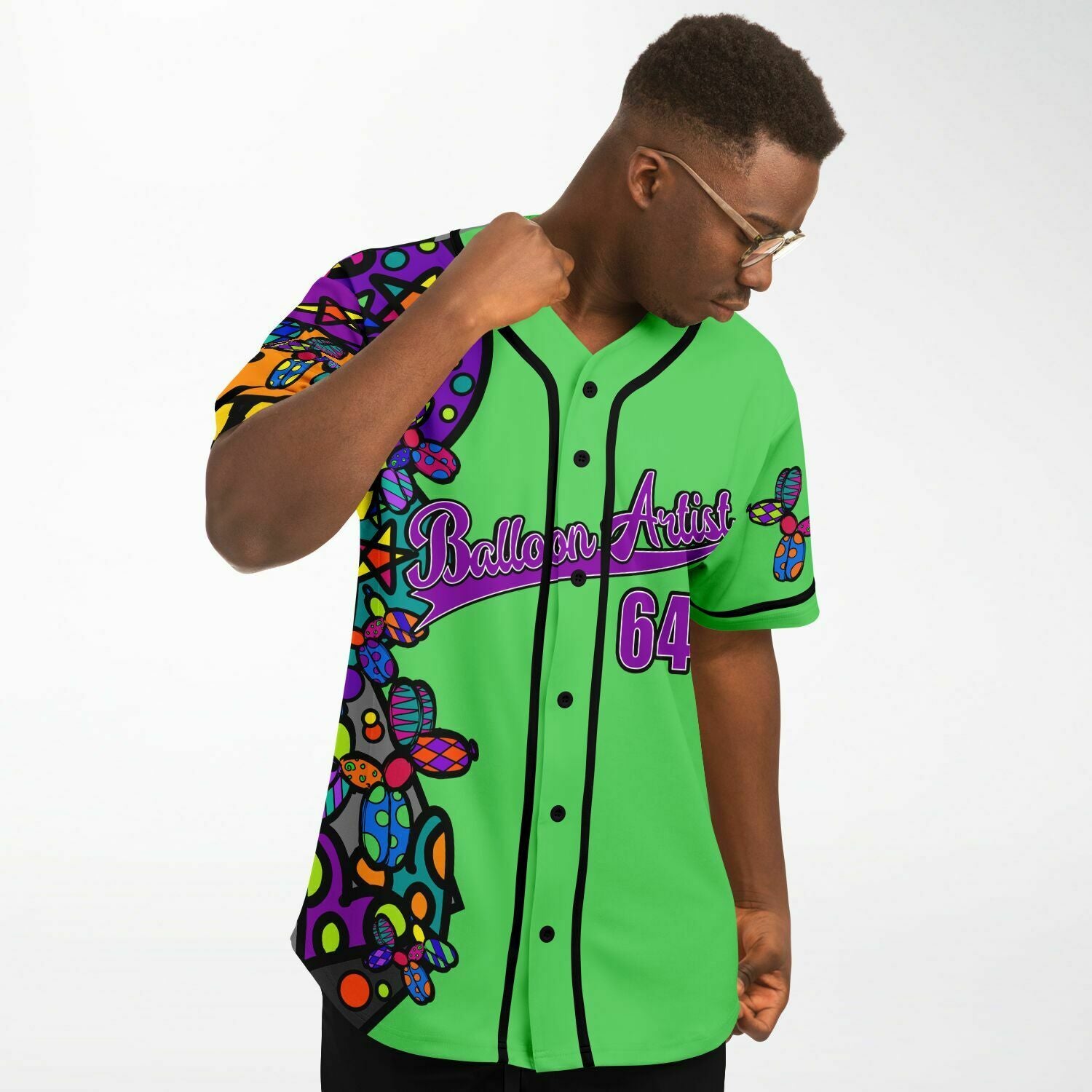 Balloon Twisting Clothes Baseball Jersey