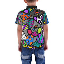 Load image into Gallery viewer, Patchwork Pup - Women and Kids Short Sleeve Shirt