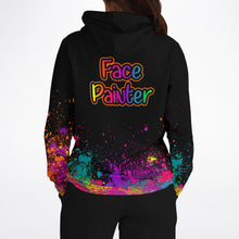 Load image into Gallery viewer, Face Painter hoodie with paint all over