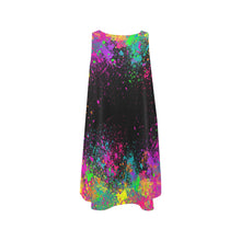 Load image into Gallery viewer, Ladies Dress with Paint Splatter Print