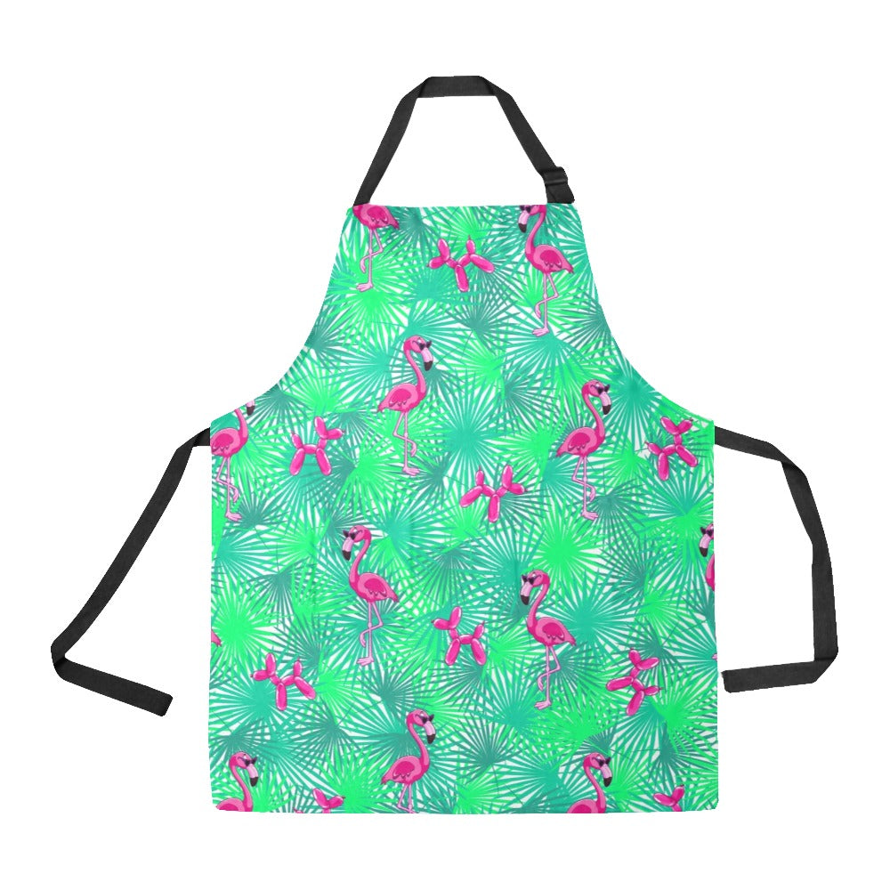 Apron with Flamingos and balloon Dogs