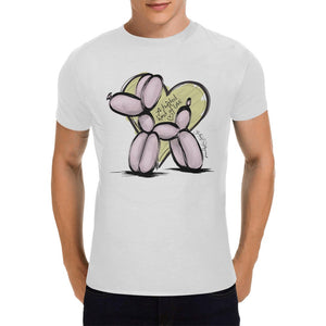 Balloon Artist Clothing Men's T-Shirt with Balloon Dog Quote