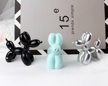 Load image into Gallery viewer, Silver Balloon Dog Statue